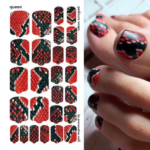 ПЛЕНКИ NAIL WRAPS QUEEN (PED)