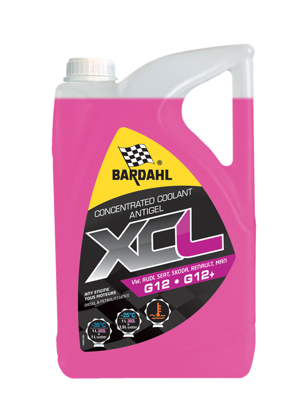 XCL VW G12, G12+ Розовый 5L