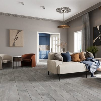 Ламинат Eversense Large 8/34 Aqua Plus EL1002 Мрамор серый