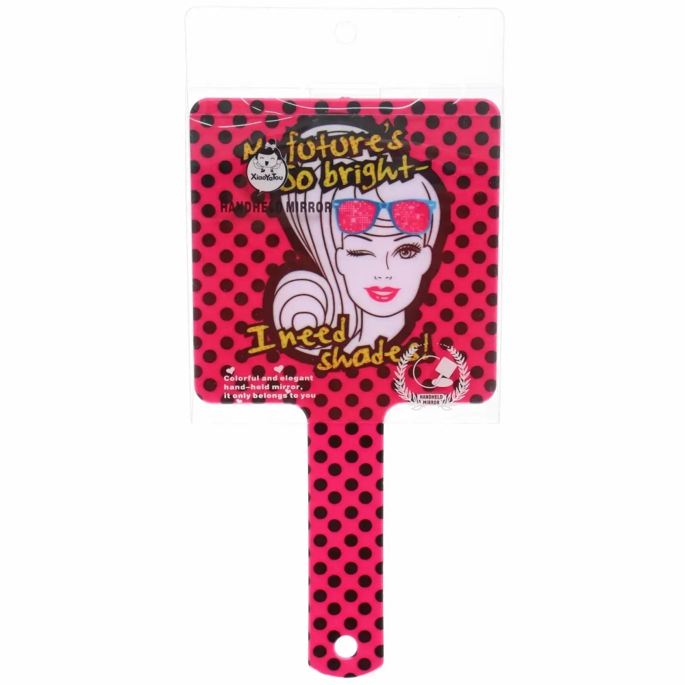 Зеркало косметическое «ИМАНИ - ФОРТУНА», микс 4 дизайна, 23,4*12см (PVC подвес)