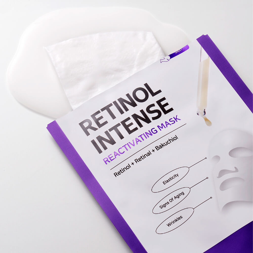 Антивозрастная тканевая маска с ретинолом и бакучиолом Some By Mi Retinol Intense Reactivating Mask