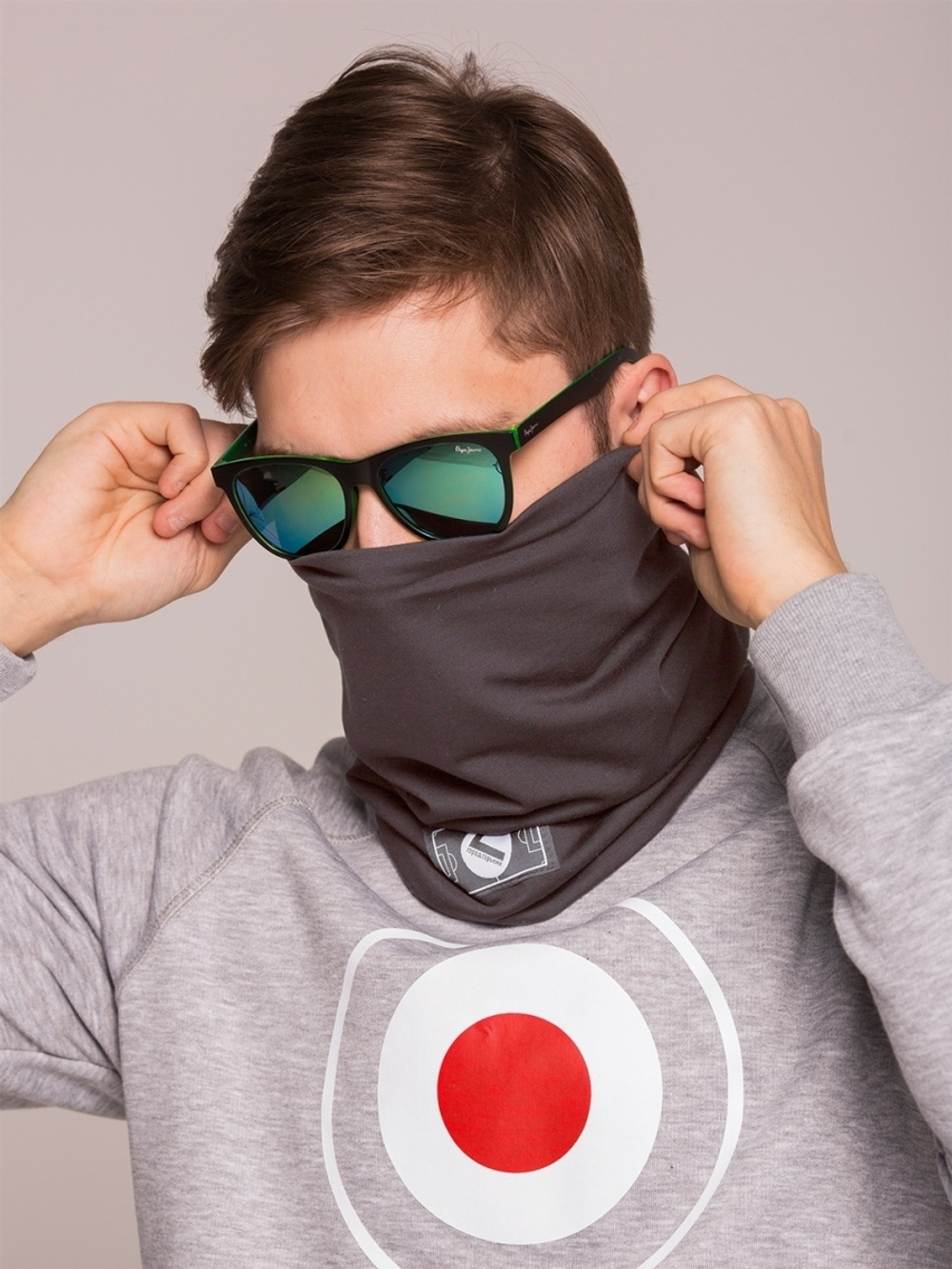 Снуд Город Горький темно-серый