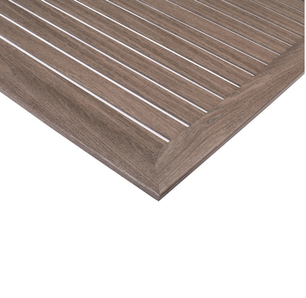 Экран для радиатора реечный Стильный дом v530781 Ясень темный 900х600 мм