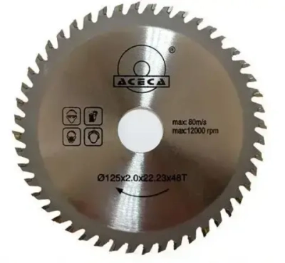 Круг отрезной 125 x 2 x 22.23; 48 зуб.