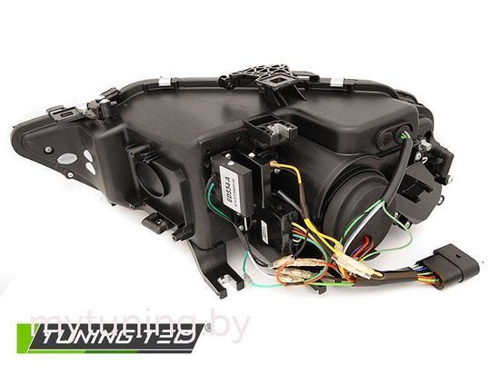 Передние фары LED BLACK SEQ для AUDI A4 B8 12-15