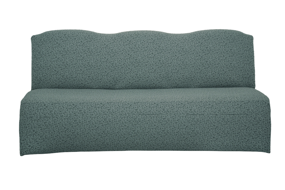 Чехол Жаккард на 3-х местный диван без подлокотников, цвет Серый