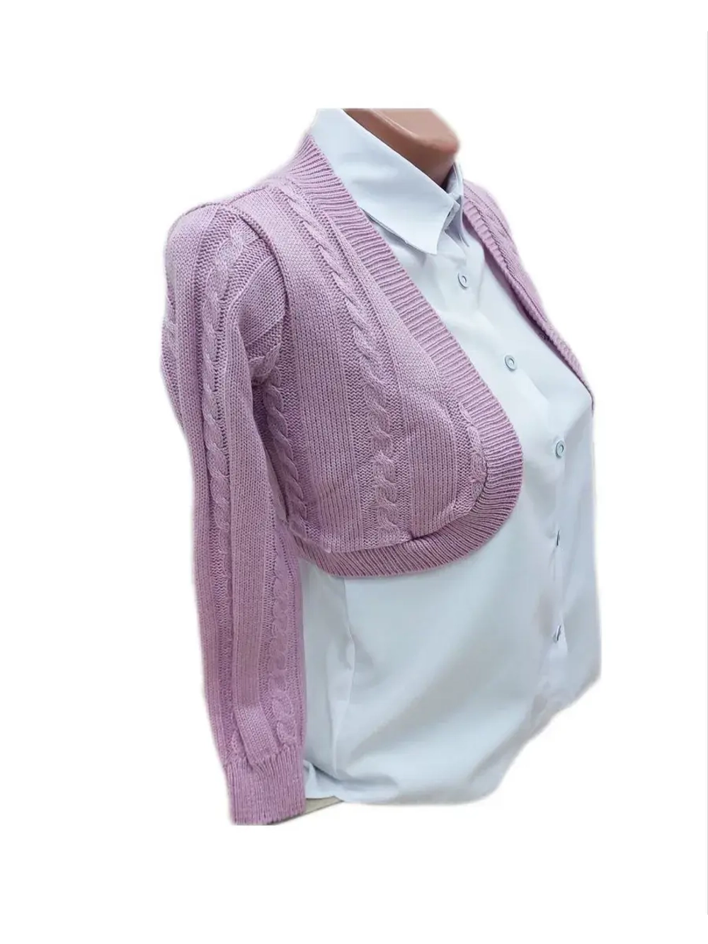 Болеро вязаный для девочек