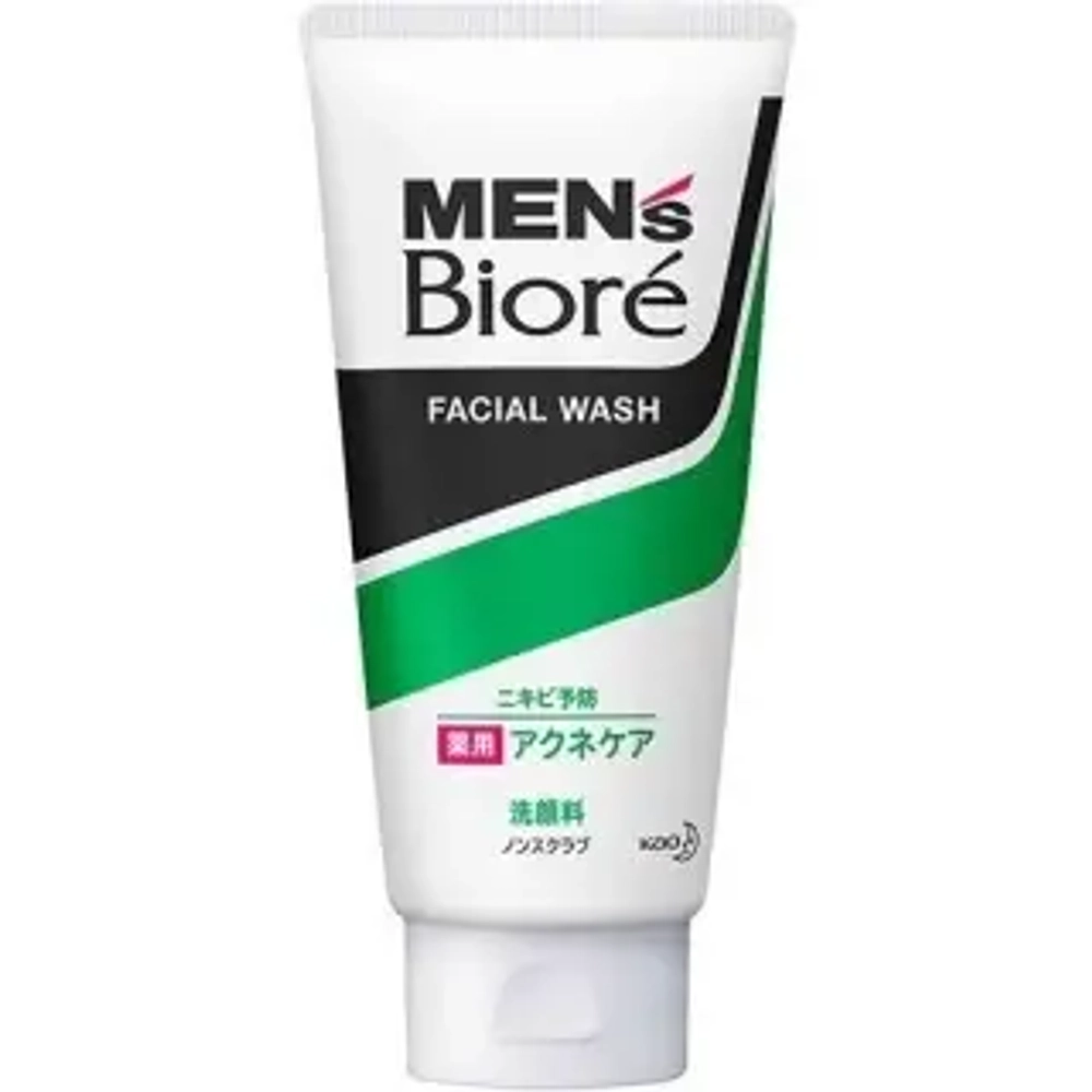 Kao Men's"Biore"мужская пенка для умывания ,против акне 130 гр .