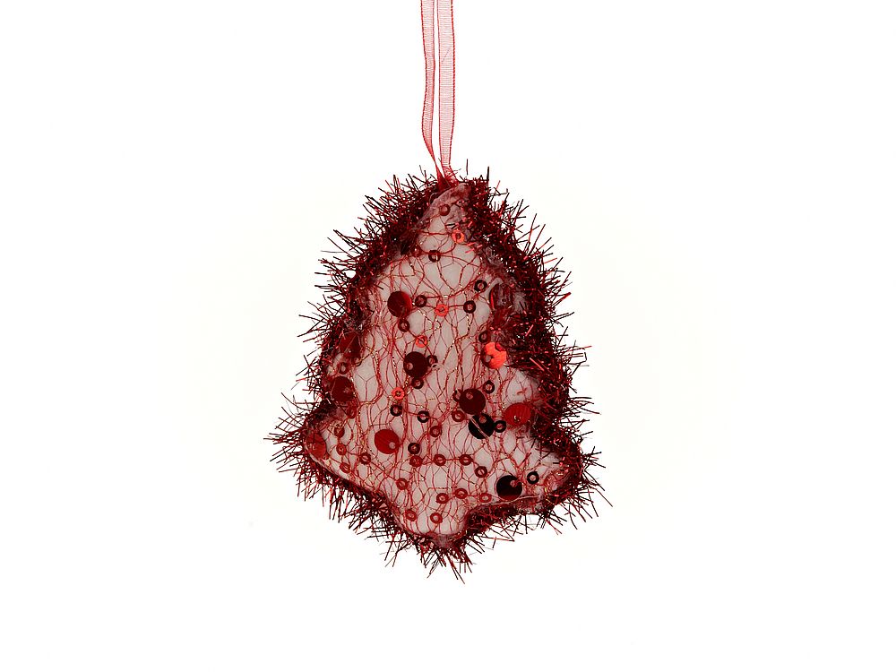 Украшение декоративное (подвесное) "Новый год" h=9см. (3вида) (упаковочный пакет с хедером)