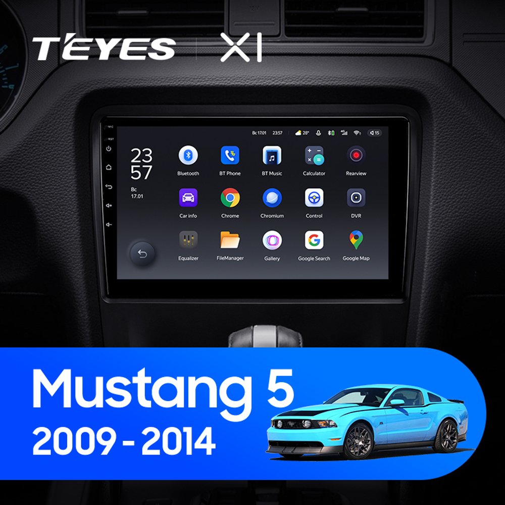 Teyes X1 10,2"для Ford Mustang 5 2009-2014