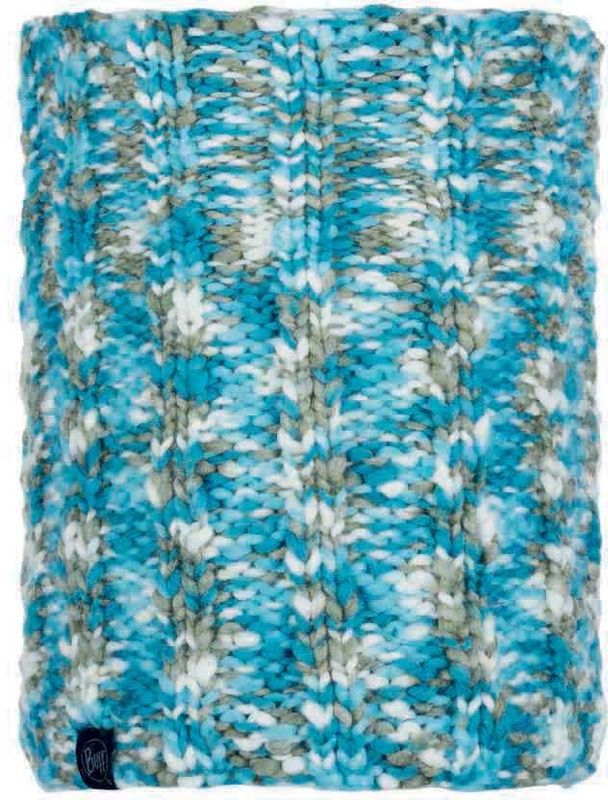 Шарф-труба вязаный с флисом Buff Neckwarmer Knitted Polar Livy Aqua Фото 1