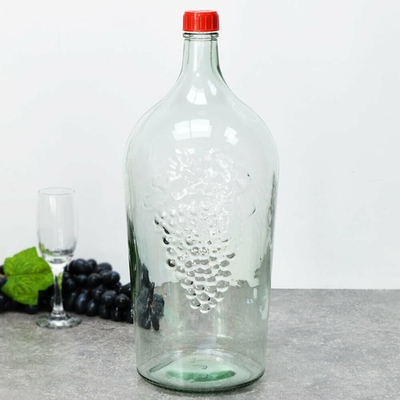 Бутыль винная 7л БК-38, бесцветная (ВЛАД)