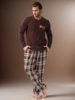 пижама длинный рукав с брюками
