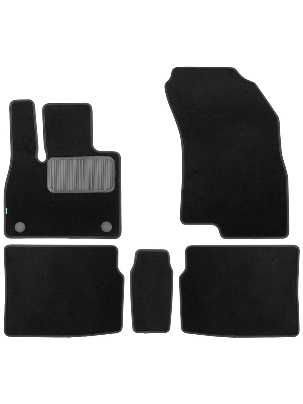 Коврики в салон для OMODA C7 2025 - н.в. Внедорожник 5 дв. - 5 шт. коврики текстильные в салон  KLEVER05.A71771.110KH