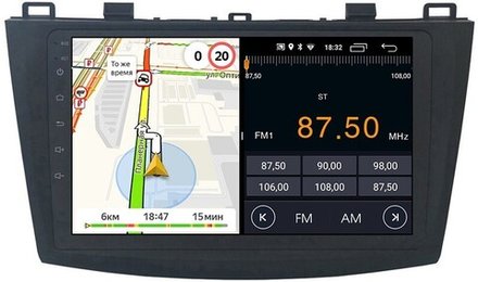 Магнитола для Mazda 3, Axela 2009-2013 - Parafar PF034FHD на Android 13, 8-ядер, 2Гб+32Гб, CarPlay, 4G SIM-слот