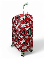Чехол на чемодан 28", цвет красный/разноцветный, Микки