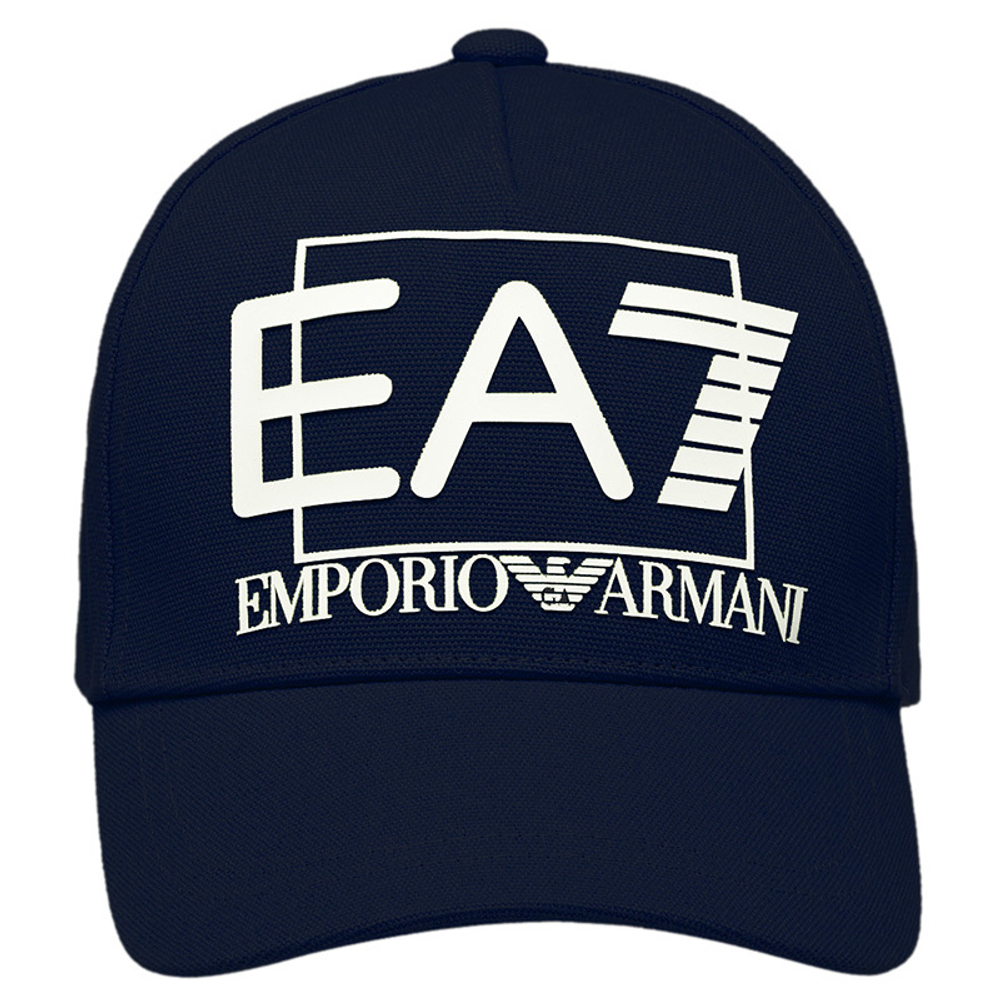 Теннисная кепка EA7 Man Woven Baseball Hat - небесный
