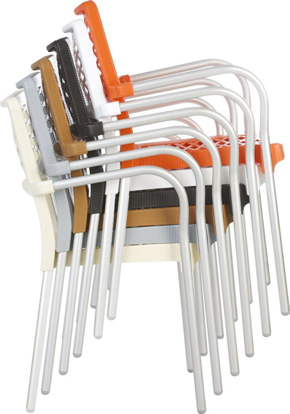 Кресло пластиковое Siesta Contract Bella, тик