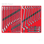 Набор инструментов "МАСТЕР" в синей тележке, 205 предметов МАСТАК 52-06205B