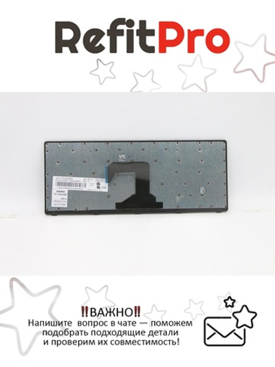 Клавиатура для ноутбука Lenovo S300 раскладка - русская, без подсветки, черная (25208605), оригинал