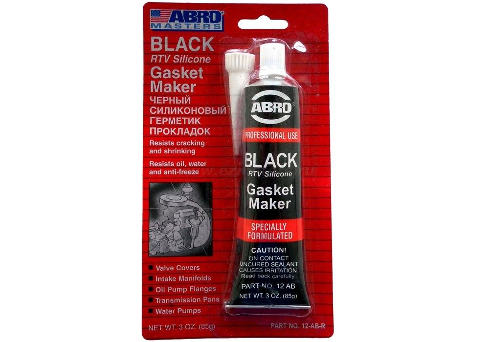 Герметик прокладок силиконовый ABRO черный 12-AB-CH-RW-S  85 г