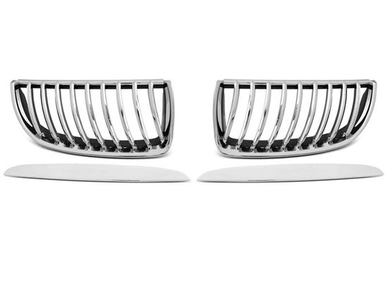Решетка (ноздри) радиатора CHROME для BMW 3 E90 E91