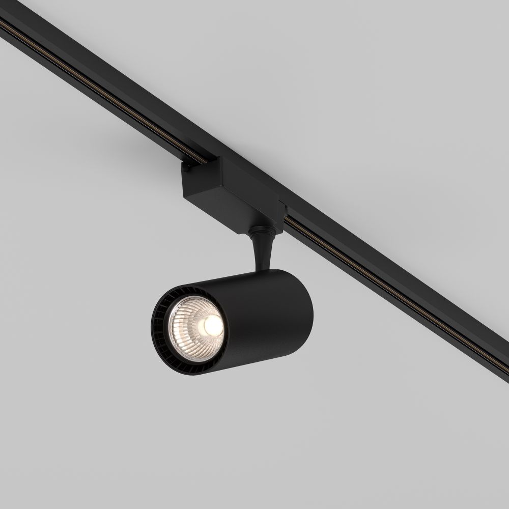 Трековый однофазный светодиодный светильник Maytoni Unity Vuoro TR003-1-36W3K-S-B