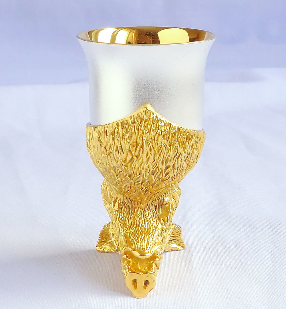 Рюмка-перевертыш "Кабан"