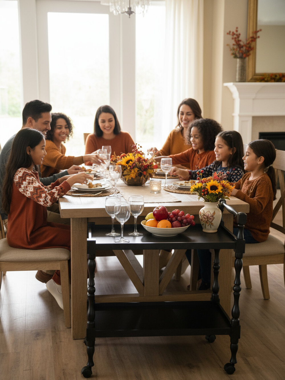 Стол сервировочный Мебелик Бридж венге