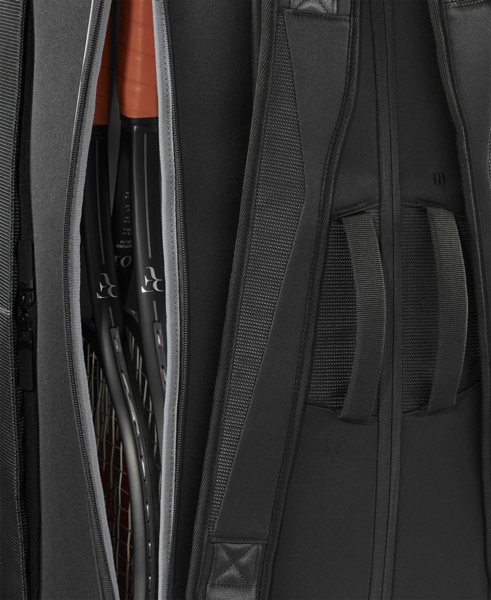 Теннисная сумка Wilson RF Tournament Racquet Bag 15PK - Black