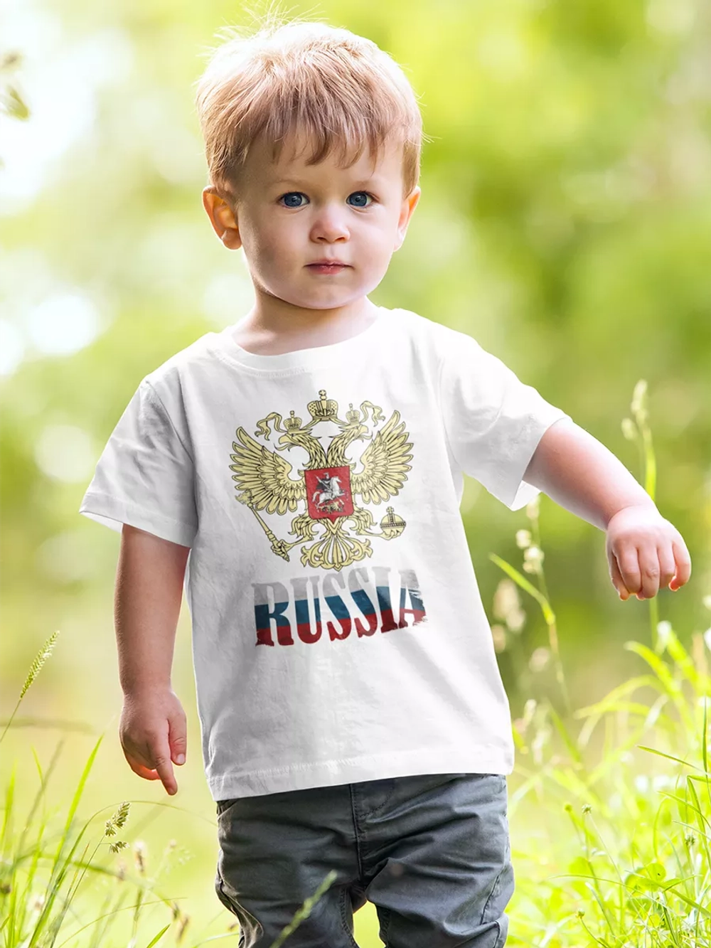 Футболка с гербом России