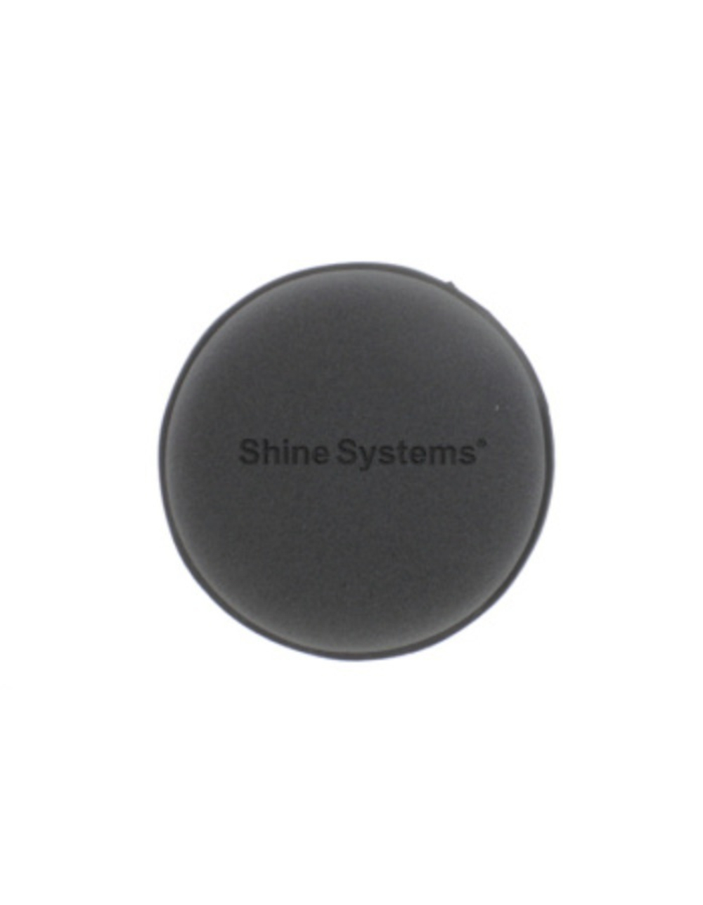 Shine Systems Wax Pad - Аппликатор черный поролоновый круглый 10*2