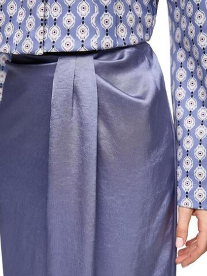 Marc Cain Юбка из струящейся ткани с драпировкой