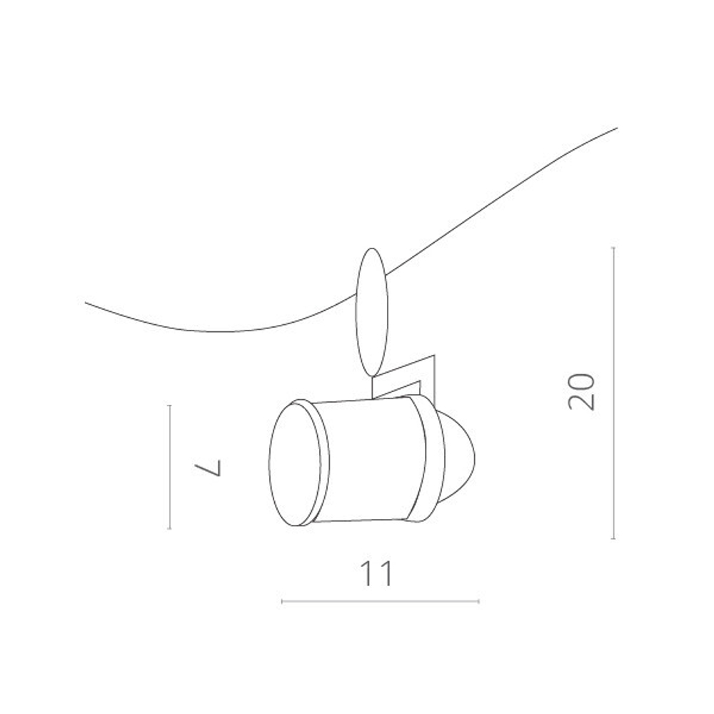Трековый светильник Arte Lamp A3056PL-1WH