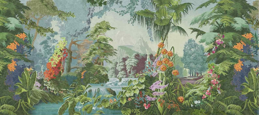 Фреска-обои дизайнерская на заказ! Коллекция: Jungle 008F-w-0803,