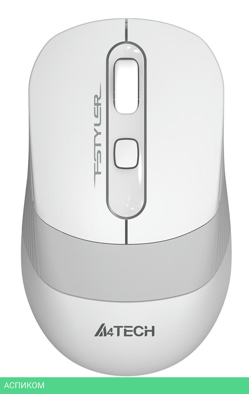 Мышь A4Tech Fstyler FG10S белый/серый