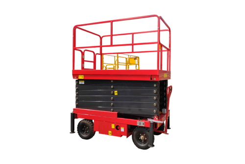 Подъемник ножничный самоходный 500 кг 9/11 м TOR SJY-0,5-9DC аккумуляторный (G)