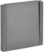 FORTE&PIANO Выключатель 1-клавишный перекрестный 10А FP512 сталь IEK