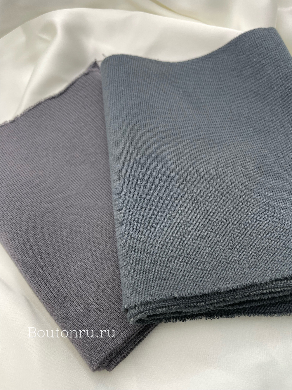 Подвяз трикотажный графит 0,9 м, ширина 15-16 см