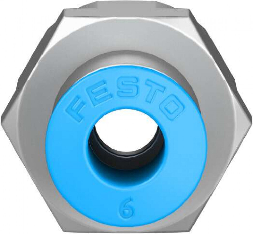 Штуцер цанговый с внутренней резьбой Festo QSF-1/4-6-B