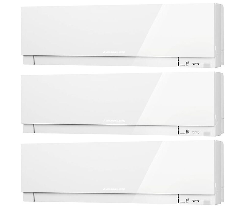 Mitsubishi Electric MXZ-3E54VA/MSZ-EF22VEW/MSZ-EF22VEW/MSZ-EF22VEW