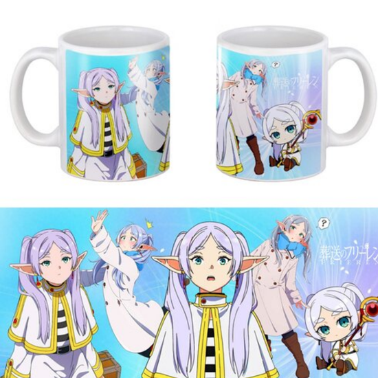 Кружка керамическая Провожающая в последний путь Фрирен Sousou no Frieren, 330 мл