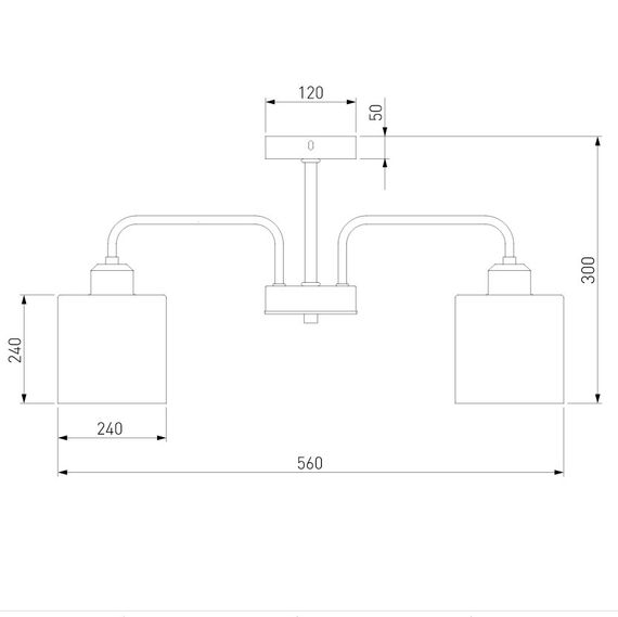 Потолочная люстра Eurosvet Оптима Essence 30176/5 хром