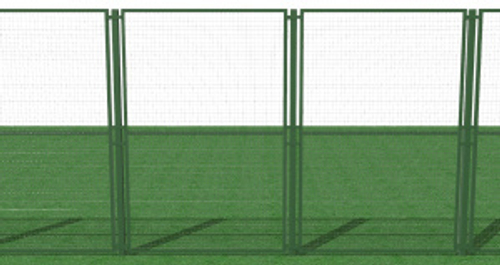 Ограждение баскетбольной площадки (сетка сварная)