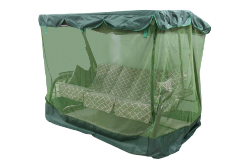 Чехол с моск. сеткой для качелей 1500х2200х1800 зеленый Родео,Турин,Новара,Наварра,Сиена,Секвойя,Вираж,Люкс-М,Пилот, Ривьера, София , арт.МСУ190-МТ002