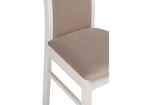Стул деревянный Woodville Амиата бежевый, молочный, ножки белые