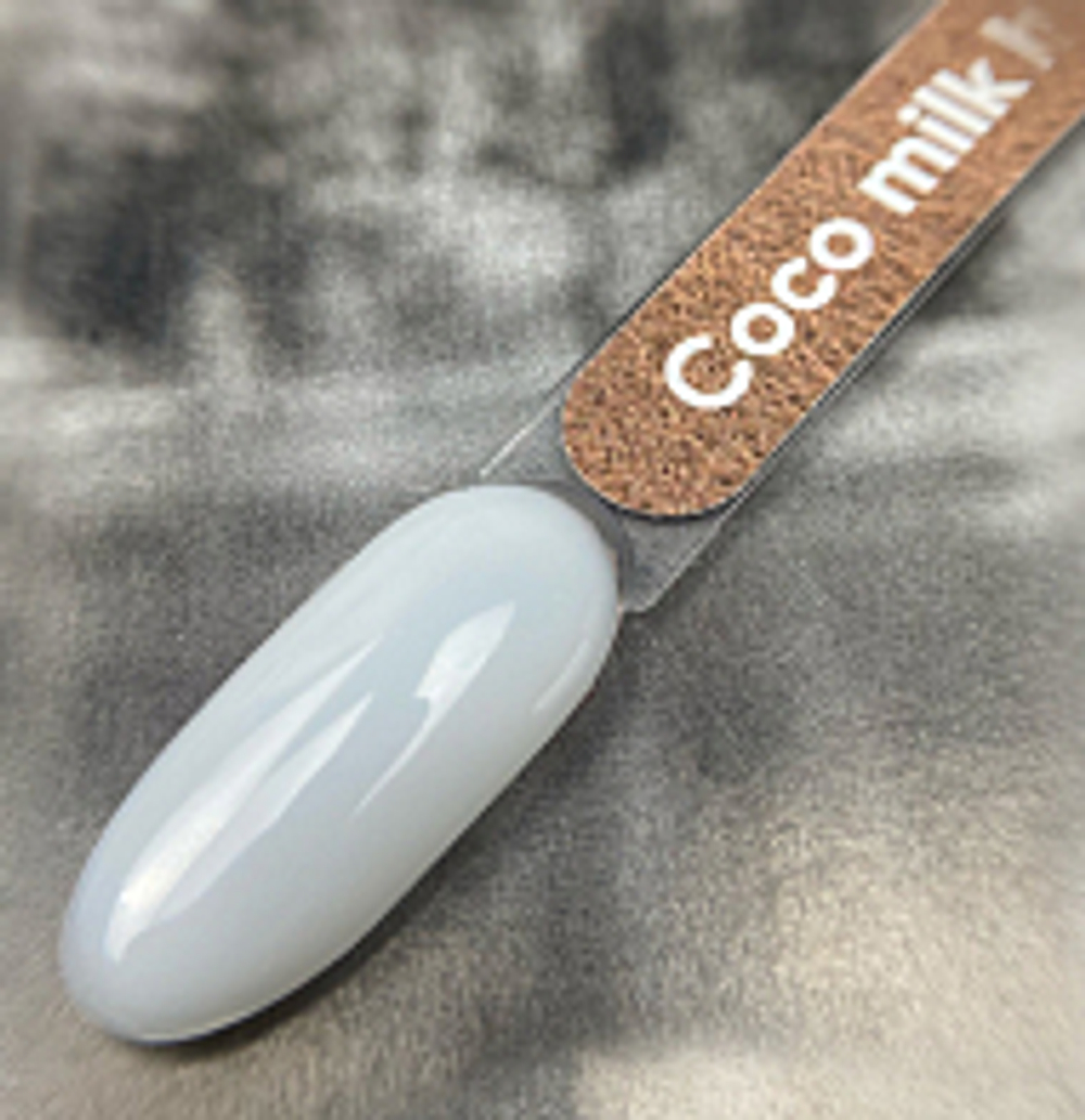 Patrisa Nail Coco milk base каучуковая база для гель-лака, белая, полупрозрачная 8 мл