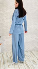 костюм-тройка из шёлк-стрейч