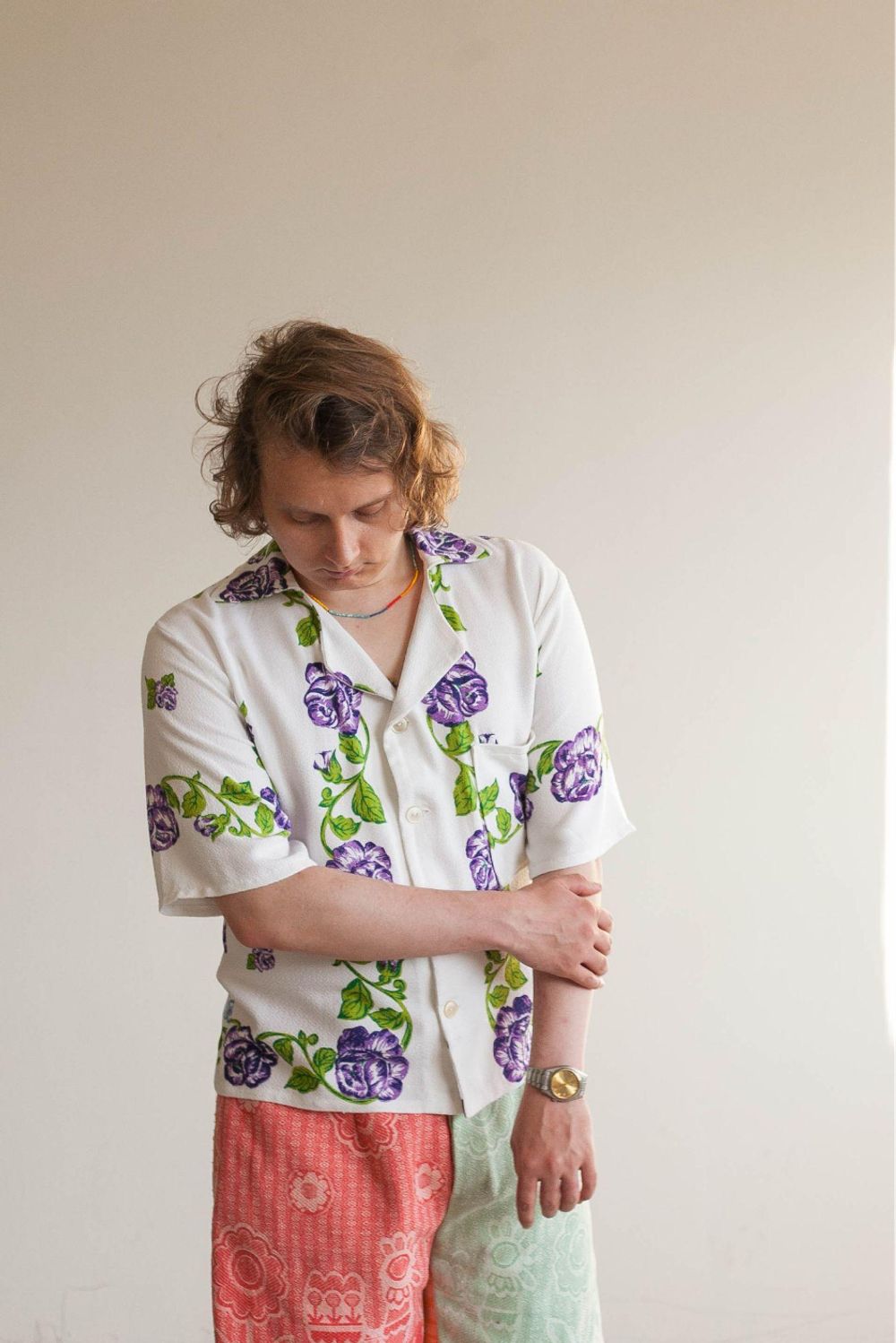 Рубашка Soeurs Purple Peonies