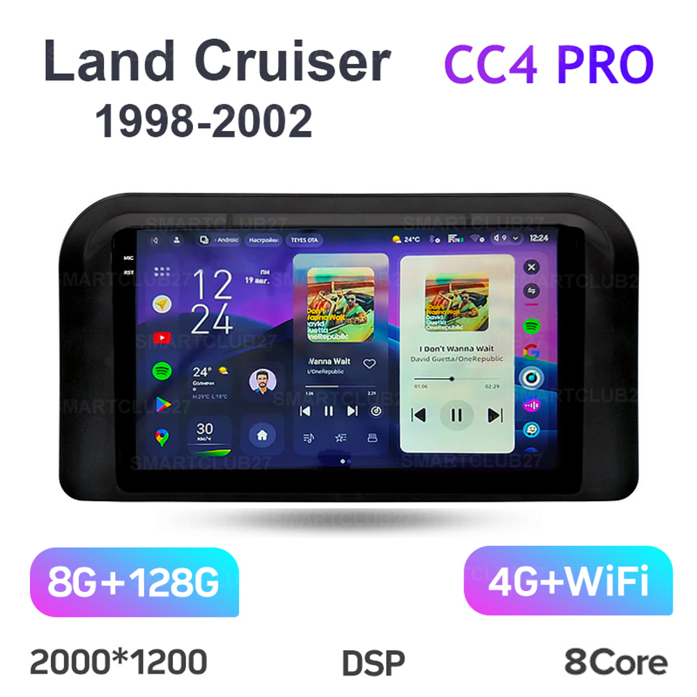 Teyes CC4 Pro 9" для Toyota Land Cruiser 1998-2002